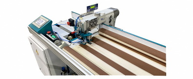 Linear sewing machine for all fabrics for awnings from TA